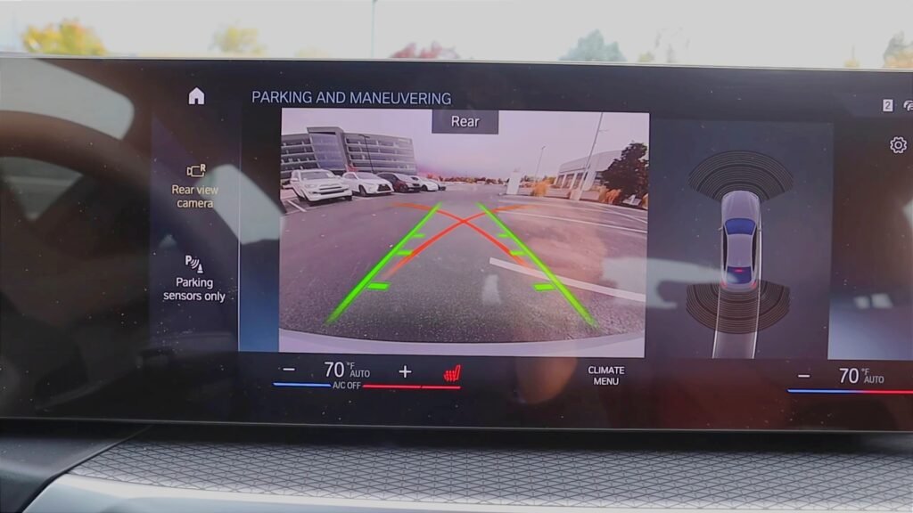 2023 BMW I4 touch screen