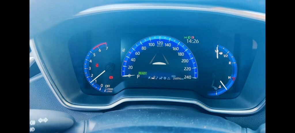 2022 Toyota Corolla speed meter