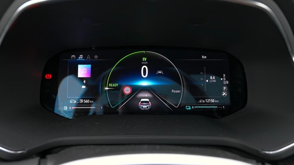 2024 Renault Captur digital meter