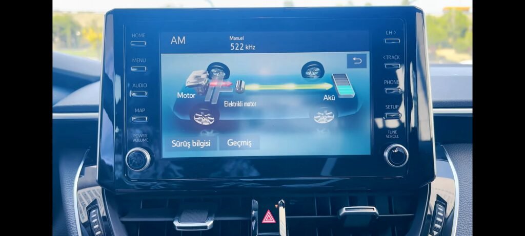 2022 Toyota Corolla touch screen